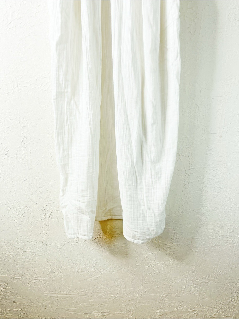 Mara Hoffman Crinkled Cotton Gauze Midi Dress in White 100% Organic Cotton - Picture 7 of 14